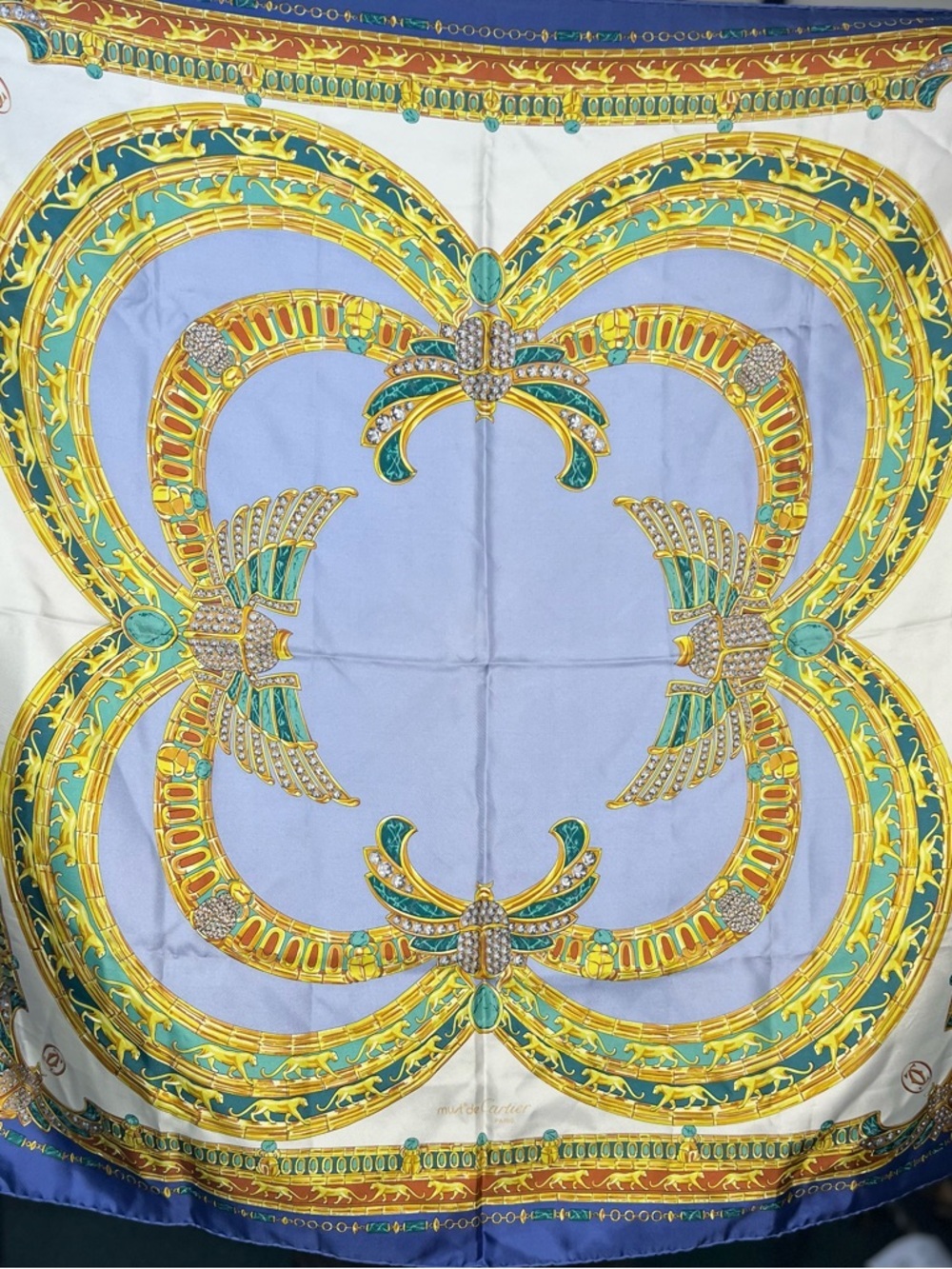 CARTIER SILK SCARF